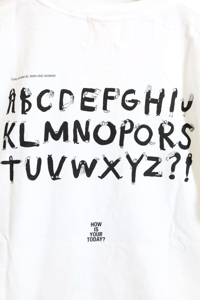 TODAY edition /"GIVE PEACE A CHANCE" SS Tee - White