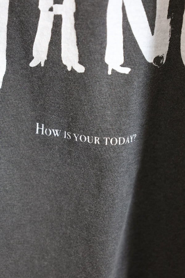 TODAY edition /"GIVE PEACE A CHANCE" SS Tee - Charcoal