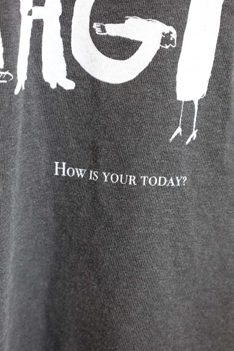 TODAY edition / "IMAGINE" SS Tee - Charcoal
