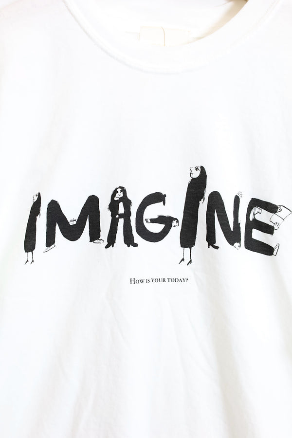 TODAY edition / "IMAGINE" SS Tee - White