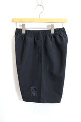 TANIMA / Nylon Short Pants - redtriangle embroidery blk