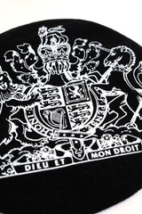 nNOo / BIG BERET UK - Emblem Print #Black