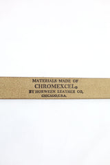 Re-ACT / Studs Sword tip Narrow Long Belt - Choco