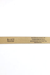 Re-ACT / Studs Sword tip Narrow Long Belt - Choco