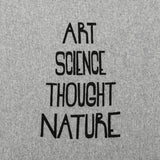 TACOMA FUJI RECORDS / Art Science Thoughts Nature SWEATSHIRT designed by Yachiyo Katsuyama - Heather Gray