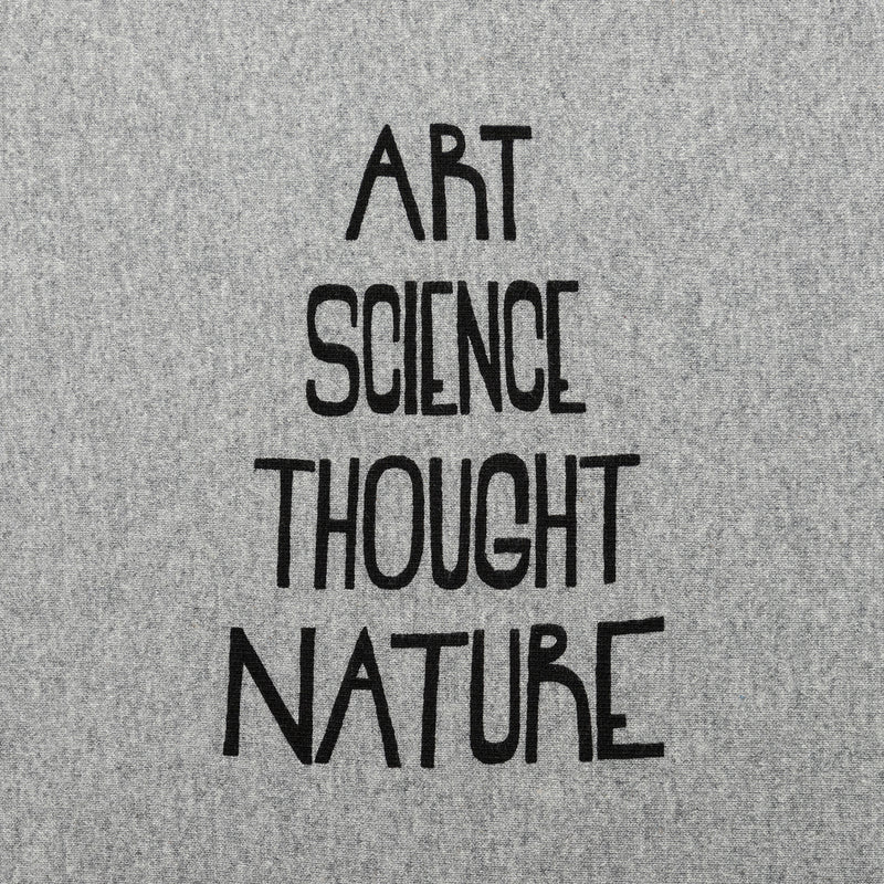 TACOMA FUJI RECORDS / Art Science Thoughts Nature SWEATSHIRT designed by Yachiyo Katsuyama - Heather Gray