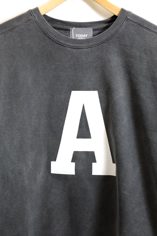 TODAY edition / A,B Reversible Sweat - Black