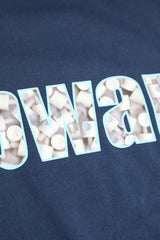 SUBWARE  / FAT CAP FILL LONG SLEEVE TEE - NAVY