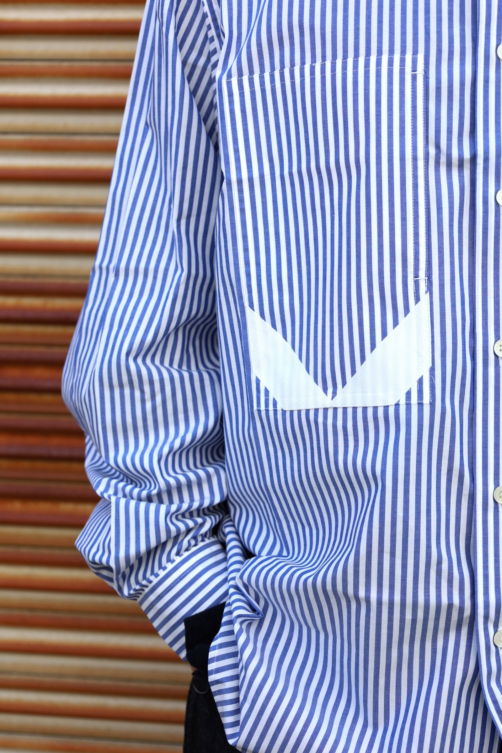 50%OFF Mountain Research redtriangle – Navy - Shirt Easy / トップス