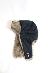 NANGA/AURORA TEX FUR FLIGHT CAP - BLACK