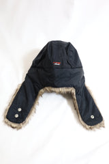 NANGA/AURORA TEX FUR FLIGHT CAP - BLACK