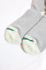 NANGA/COLOR LINE RIB 7DAYS SOCKS  - GREEN