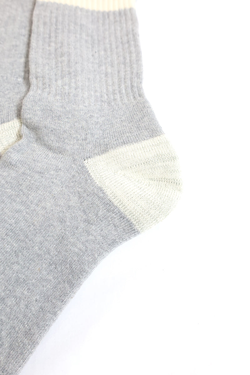 NANGA/COLOR LINE RIB 7DAYS SOCKS  - GREEN