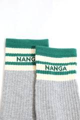 NANGA/COLOR LINE RIB 7DAYS SOCKS  - GREEN
