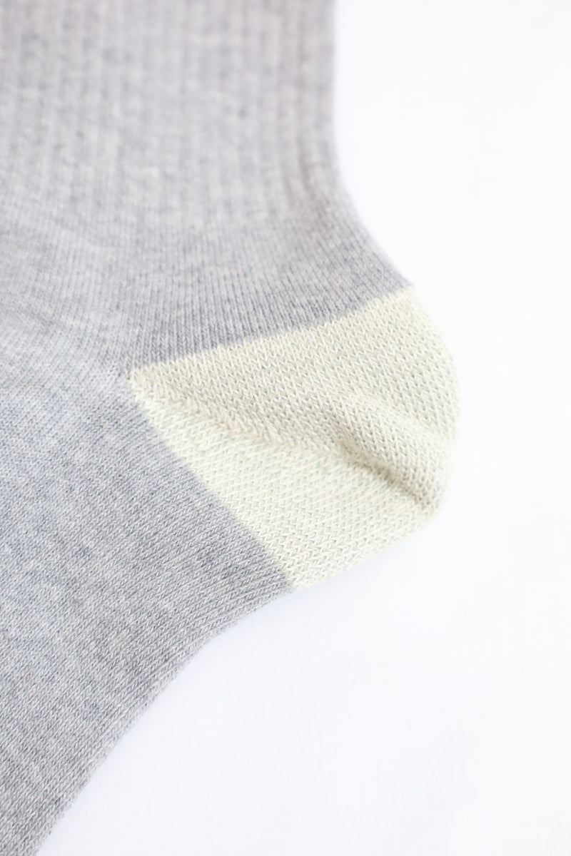 NANGA/COLOR LINE RIB 7DAYS SOCKS  - RED
