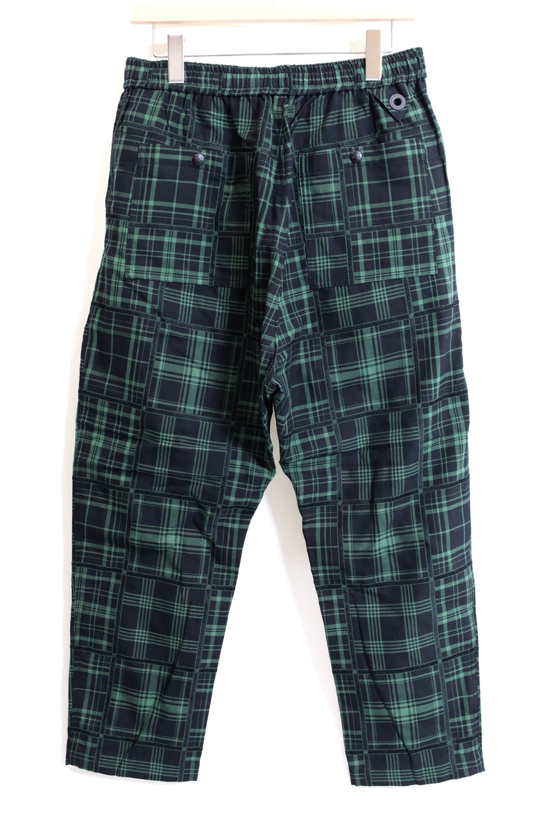 White Mountaineering / CHECK JACQUARD TAPERED EASY PANTS - WM2471415 