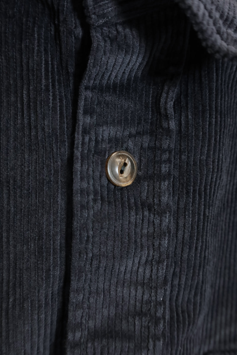 alvana / Corduroy Leather Patch Shirt Jacket