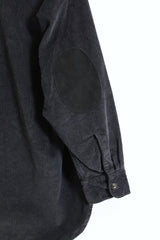 alvana / Corduroy Leather Patch Shirt Jacket
