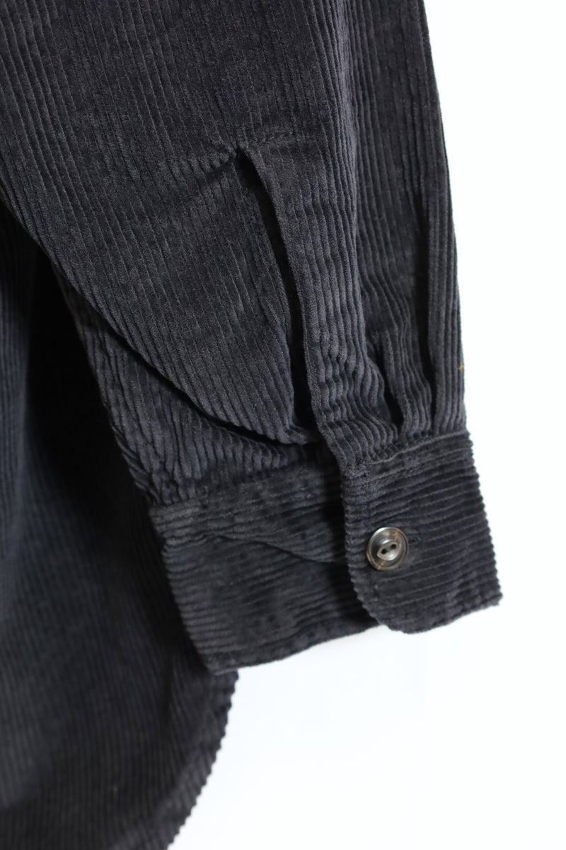 alvana / Corduroy Leather Patch Shirt Jacket