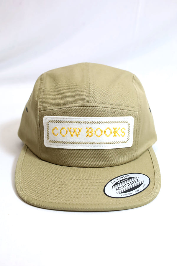COW BOOKS / Jet Cap (Cross-stitch Logo Wappen)-Khaki