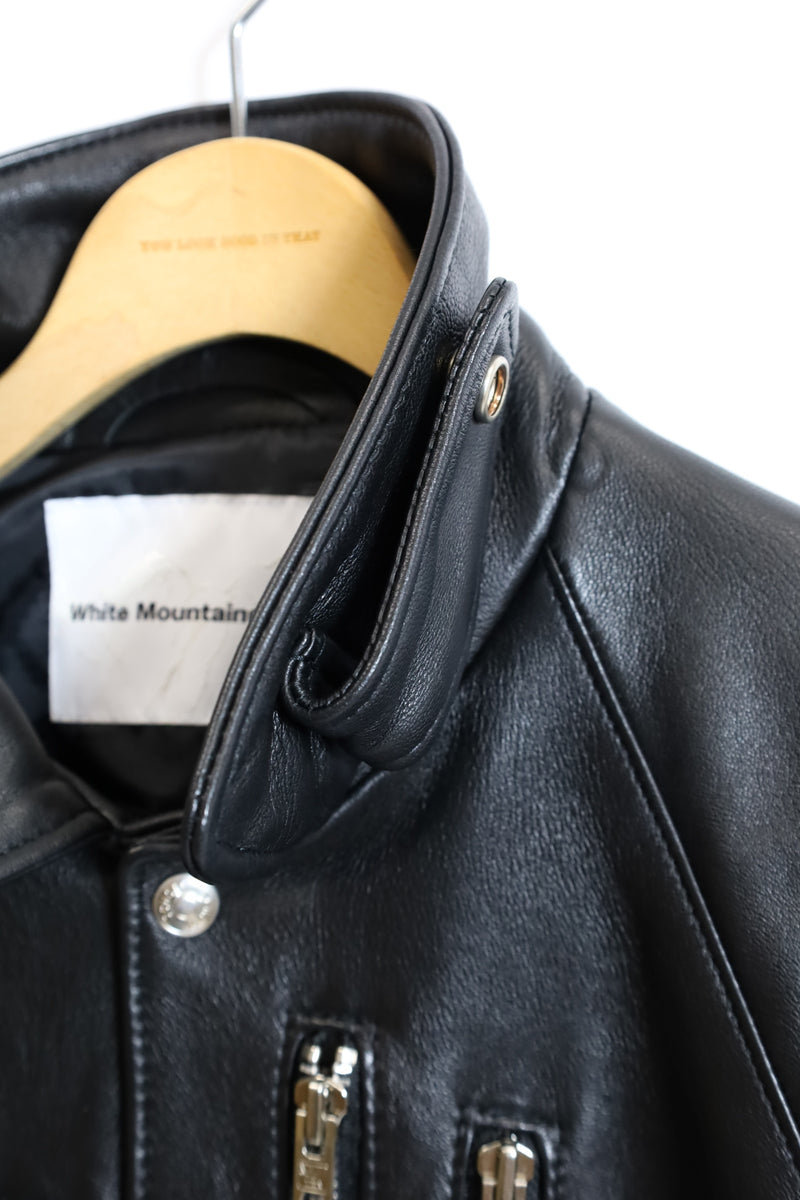White Mountaineering /LEATHER COACH JACKET - WM2573214