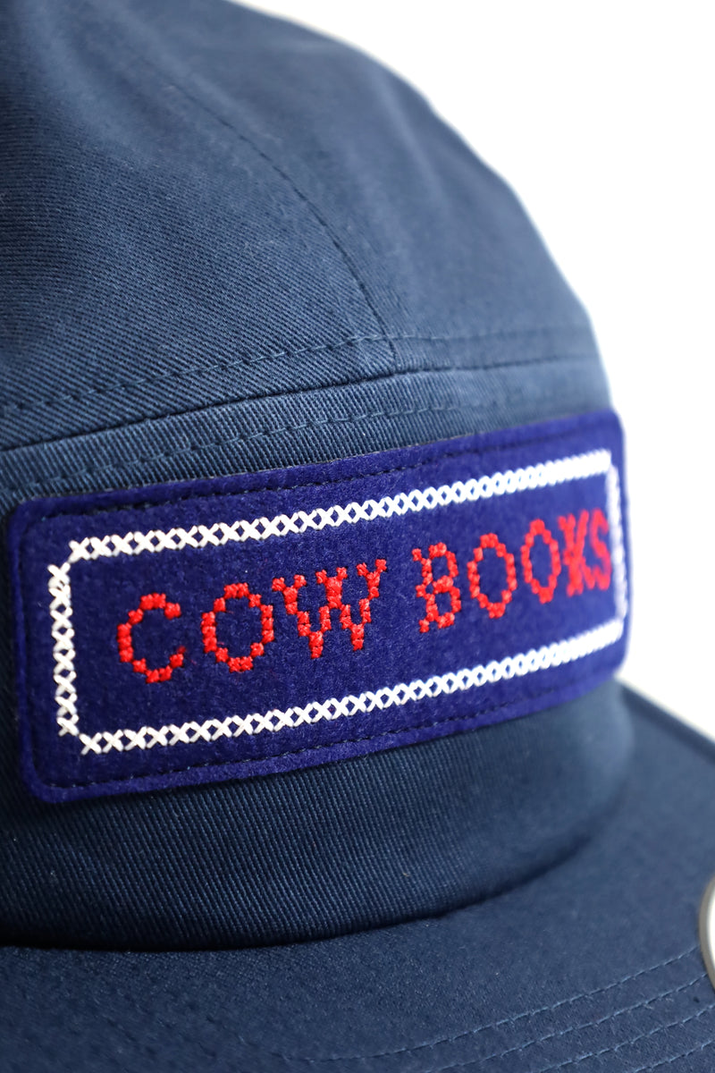 COW BOOKS / Jet Cap (Cross-stitch Logo Wappen)-Navy