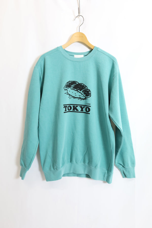 TODAY edition / Meal and City #02 CN Sweat - Turquoise
