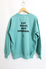 TODAY edition / Meal and City #02 CN Sweat - Turquoise