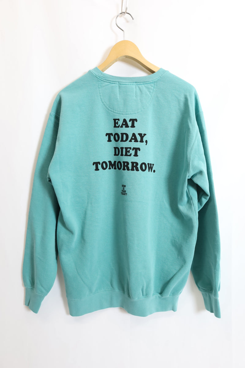 TODAY edition / Meal and City #02 CN Sweat - Turquoise