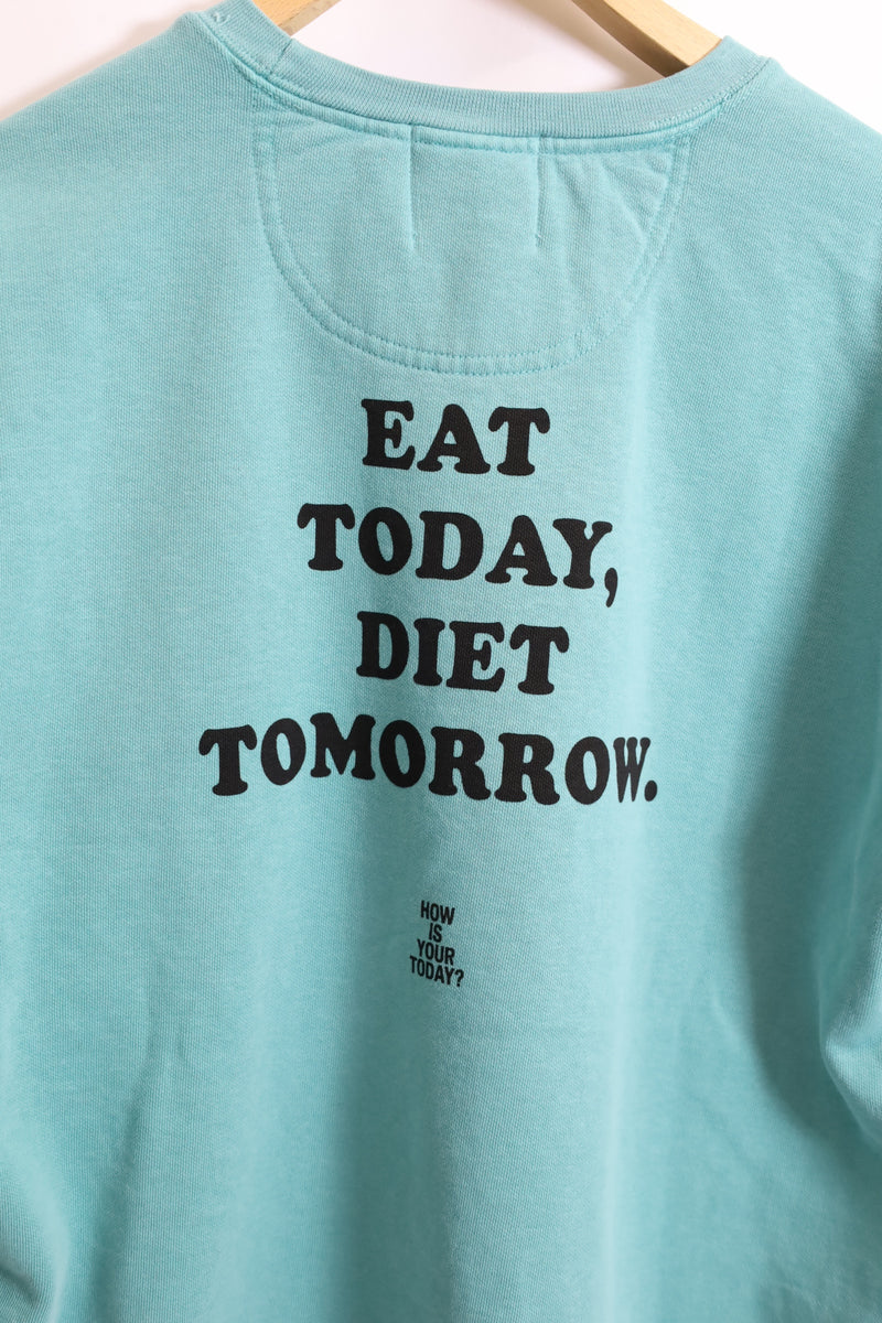 TODAY edition / Meal and City #02 CN Sweat - Turquoise