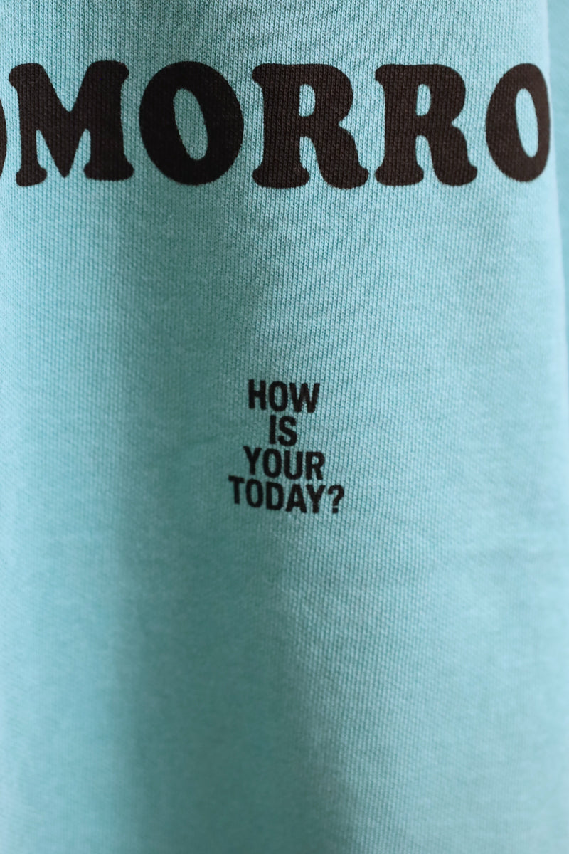 TODAY edition / Meal and City #02 CN Sweat - Turquoise
