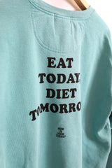 TODAY edition / Meal and City #02 CN Sweat - Turquoise