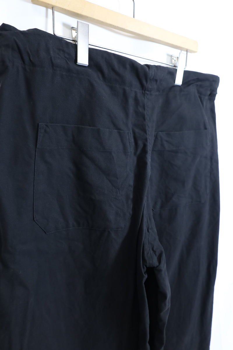 jujudhau / DOUGI PANTS - Black Canvas