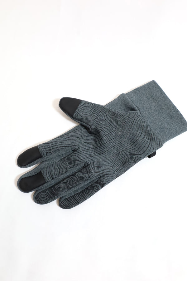 NANGA/POLARTEC POWER STRETCH GLOVES - Gray