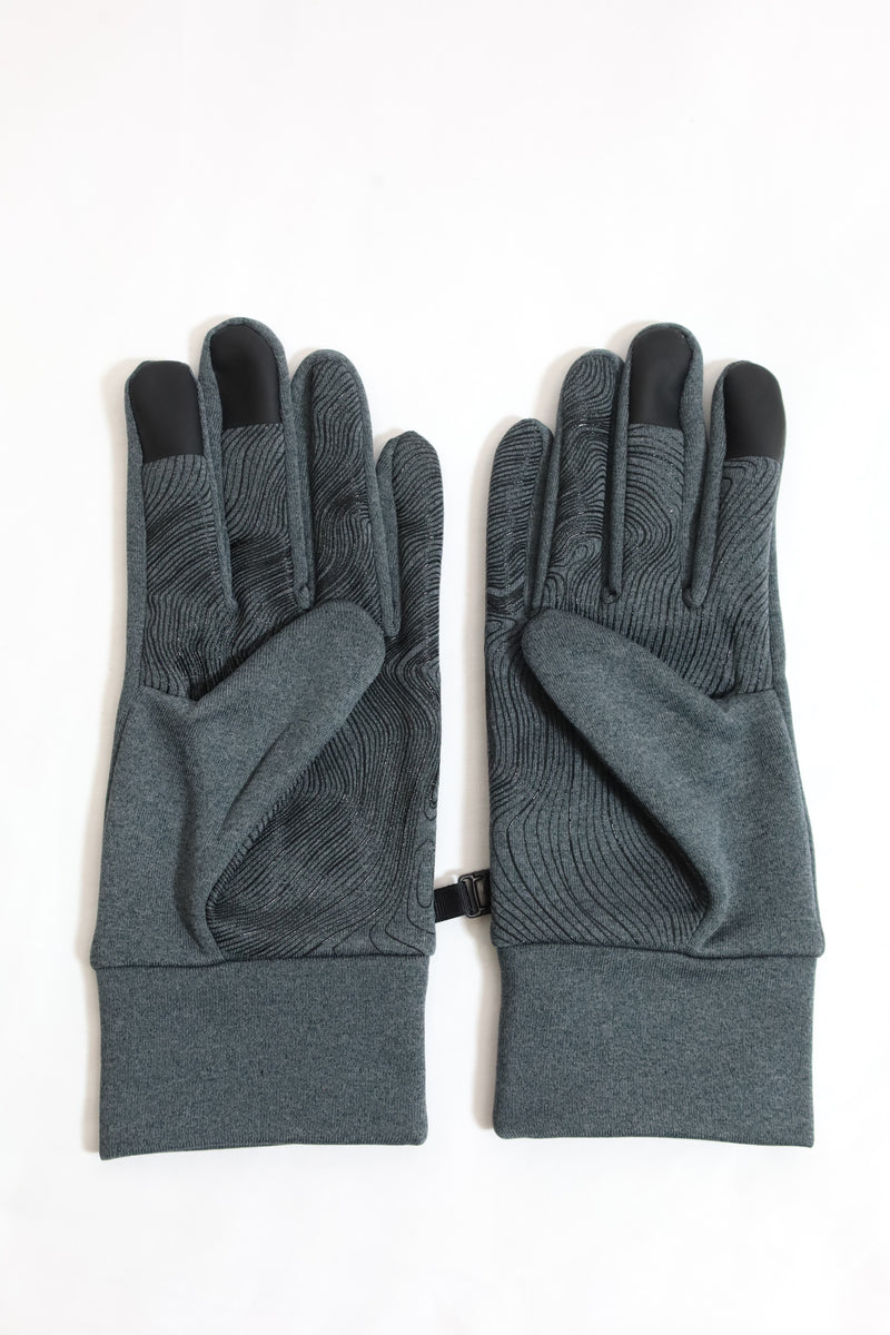 NANGA/POLARTEC POWER STRETCH GLOVES - Gray