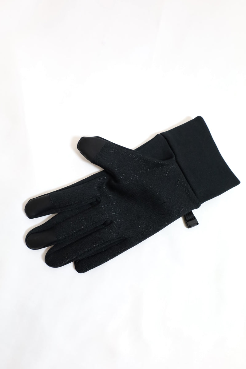 NANGA/POLARTEC POWER STRETCH GLOVES - Blk
