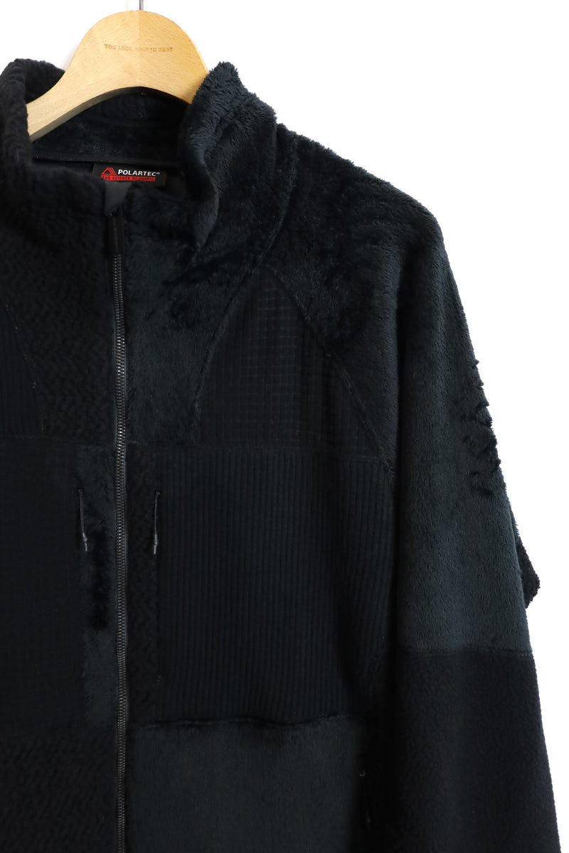 BLK /POLARTEC FLEECE ZIP UP BLOUSON - BK2573505