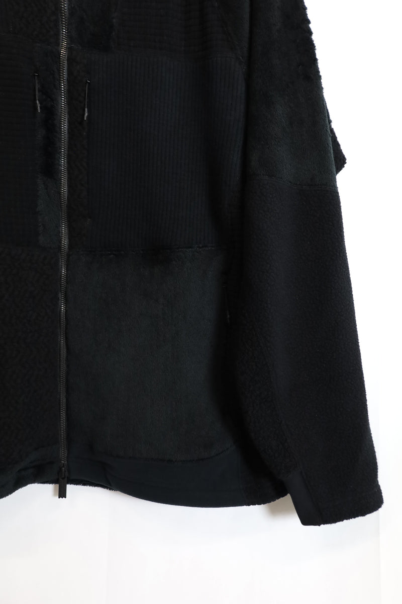 BLK /POLARTEC FLEECE ZIP UP BLOUSON - BK2573505
