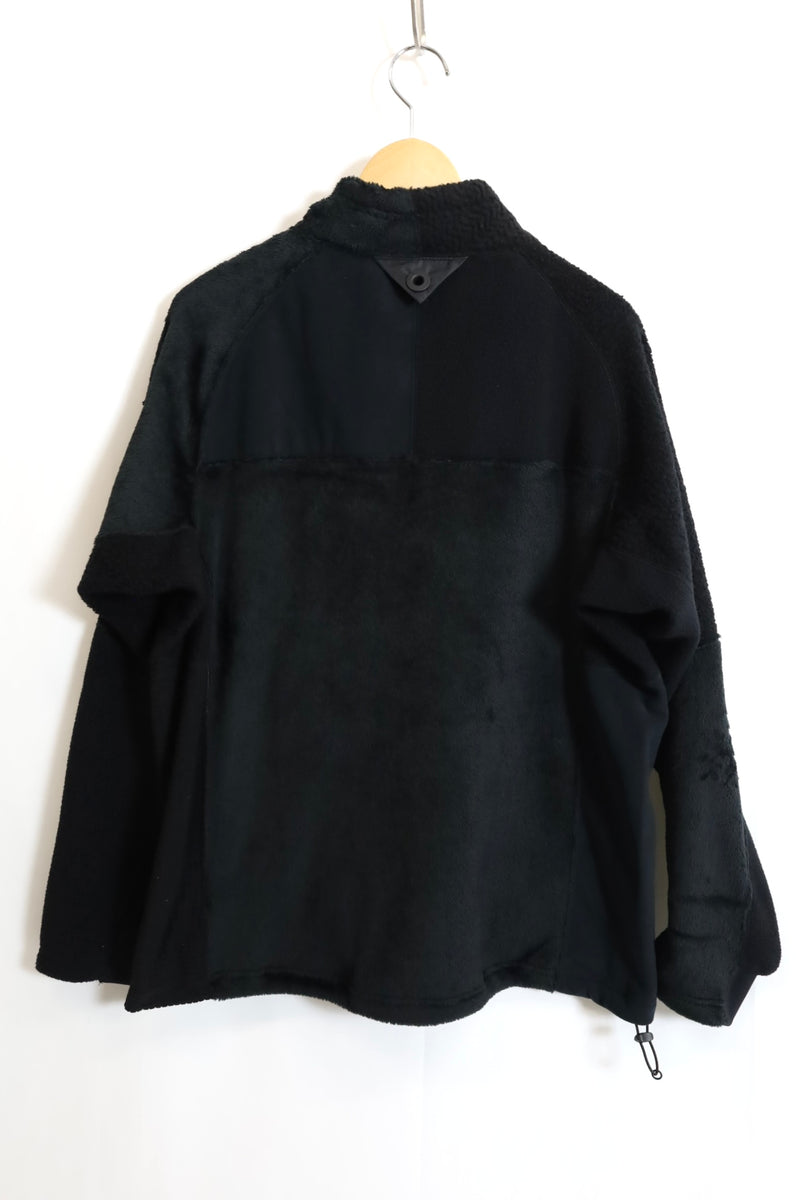 BLK /POLARTEC FLEECE ZIP UP BLOUSON - BK2573505