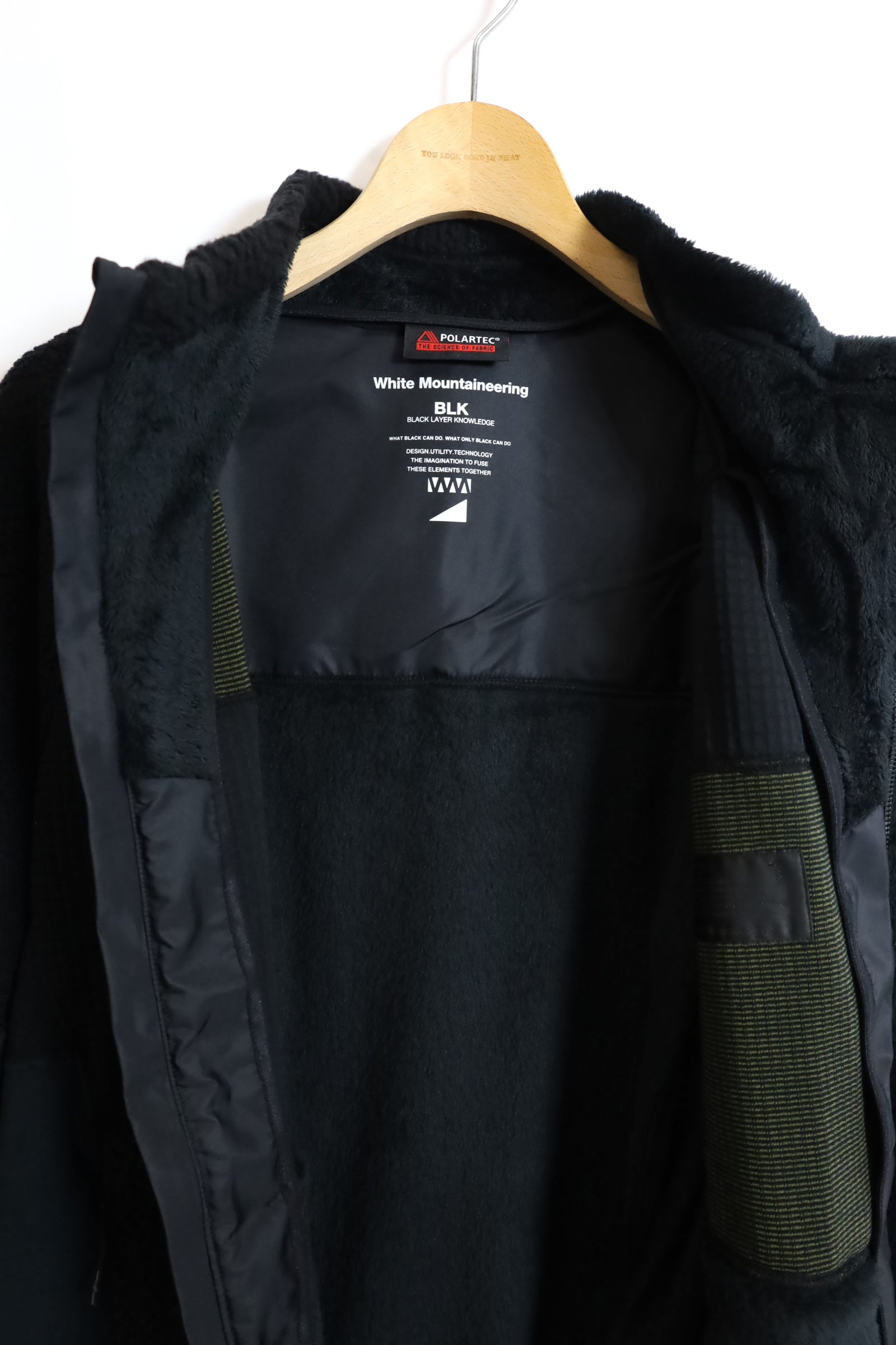 BLK /POLARTEC FLEECE ZIP UP BLOUSON - BK2573505 – redtriangle