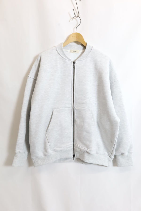 alvana / MASSIVE ZIP JACKET - TOP WHITE