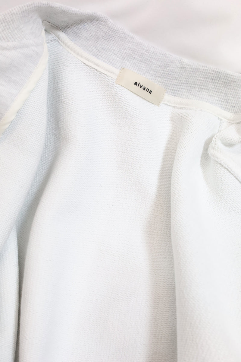 alvana / MASSIVE ZIP JACKET - TOP WHITE