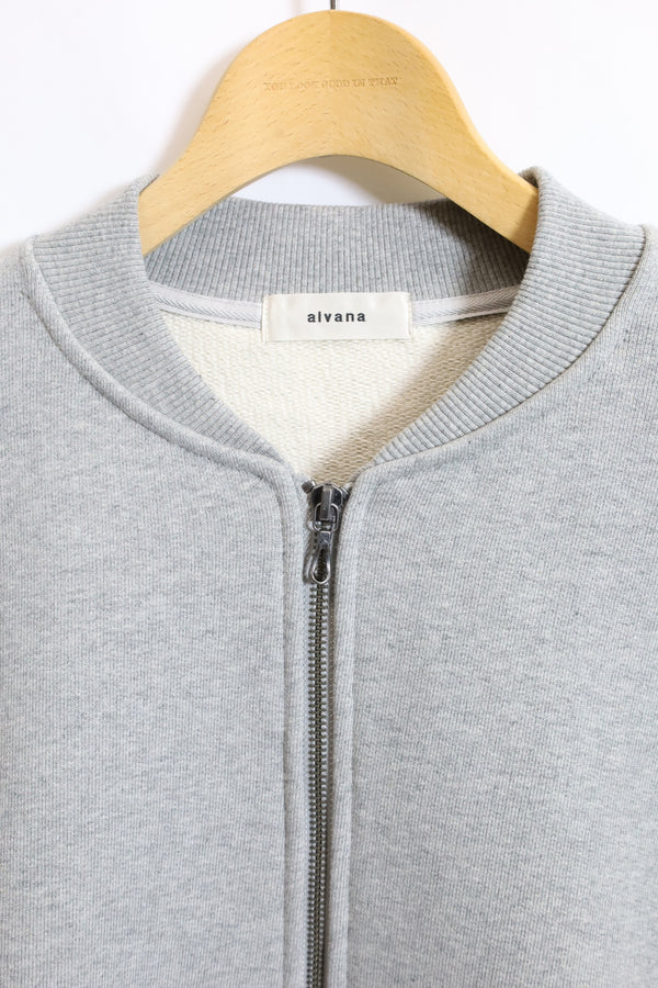 alvana / MASSIVE ZIP JACKET - GRAY