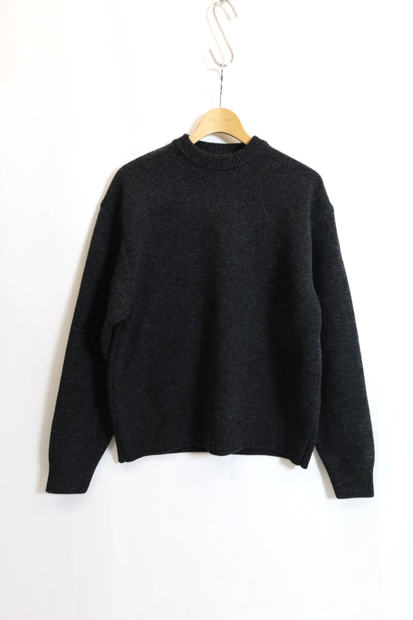 alvana / 5G LAMS WOOL CREW KNIT