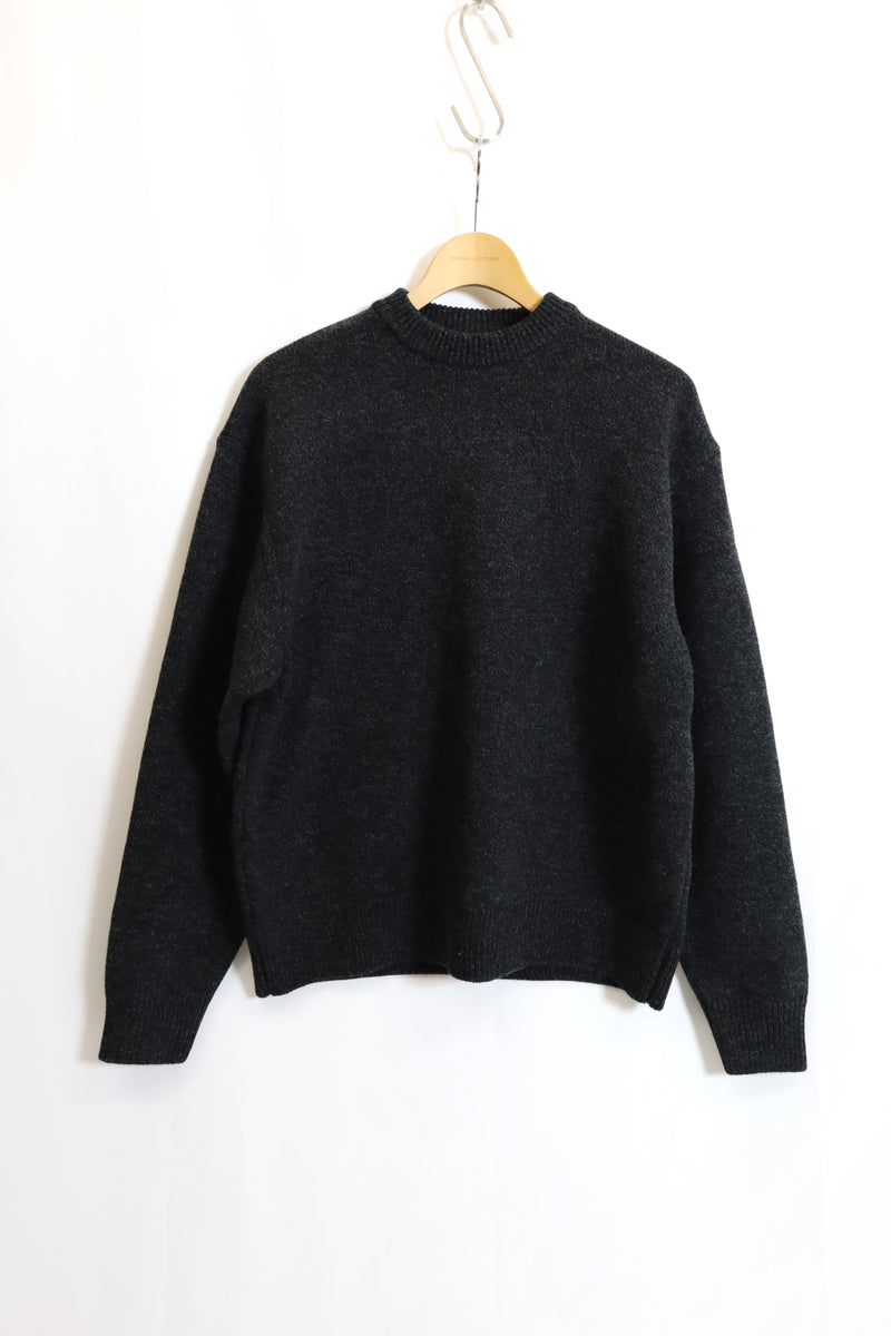 alvana / 5G LAMS WOOL CREW KNIT