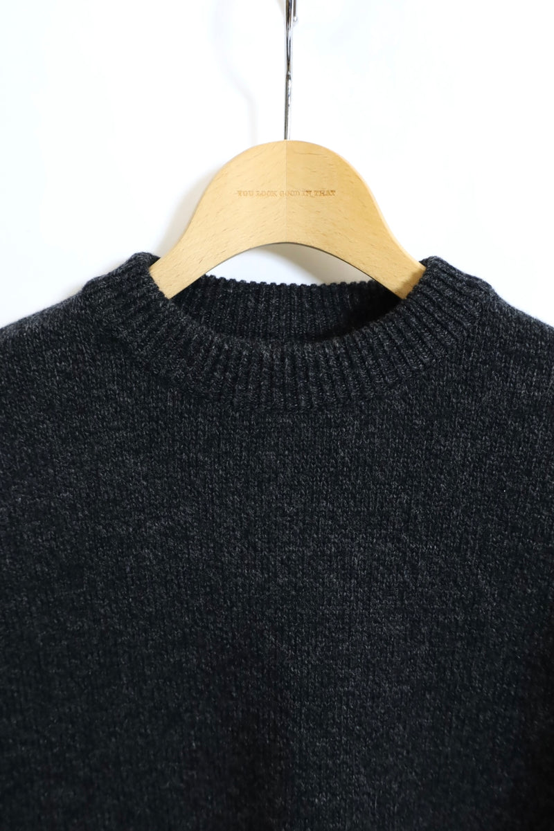 alvana / 5G LAMS WOOL CREW KNIT