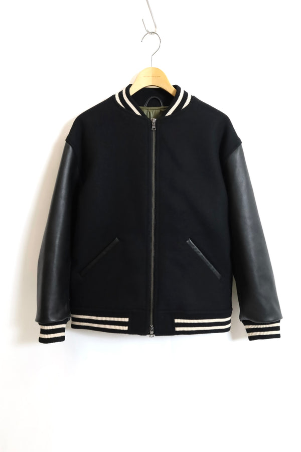 alvana /Wool Mohair Cowhide Leather Jacket