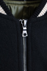 alvana /Wool Mohair Cowhide Leather Jacket