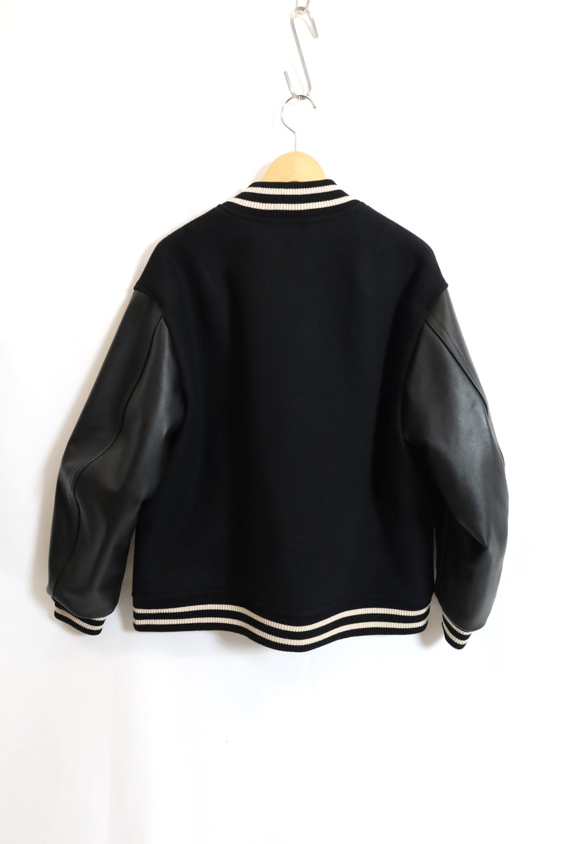 alvana /Wool Mohair Cowhide Leather Jacket