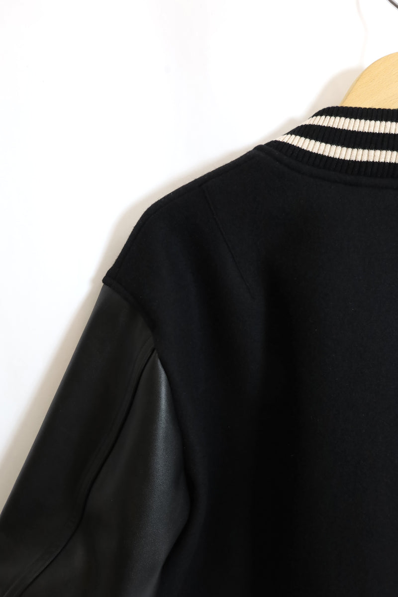 alvana /Wool Mohair Cowhide Leather Jacket